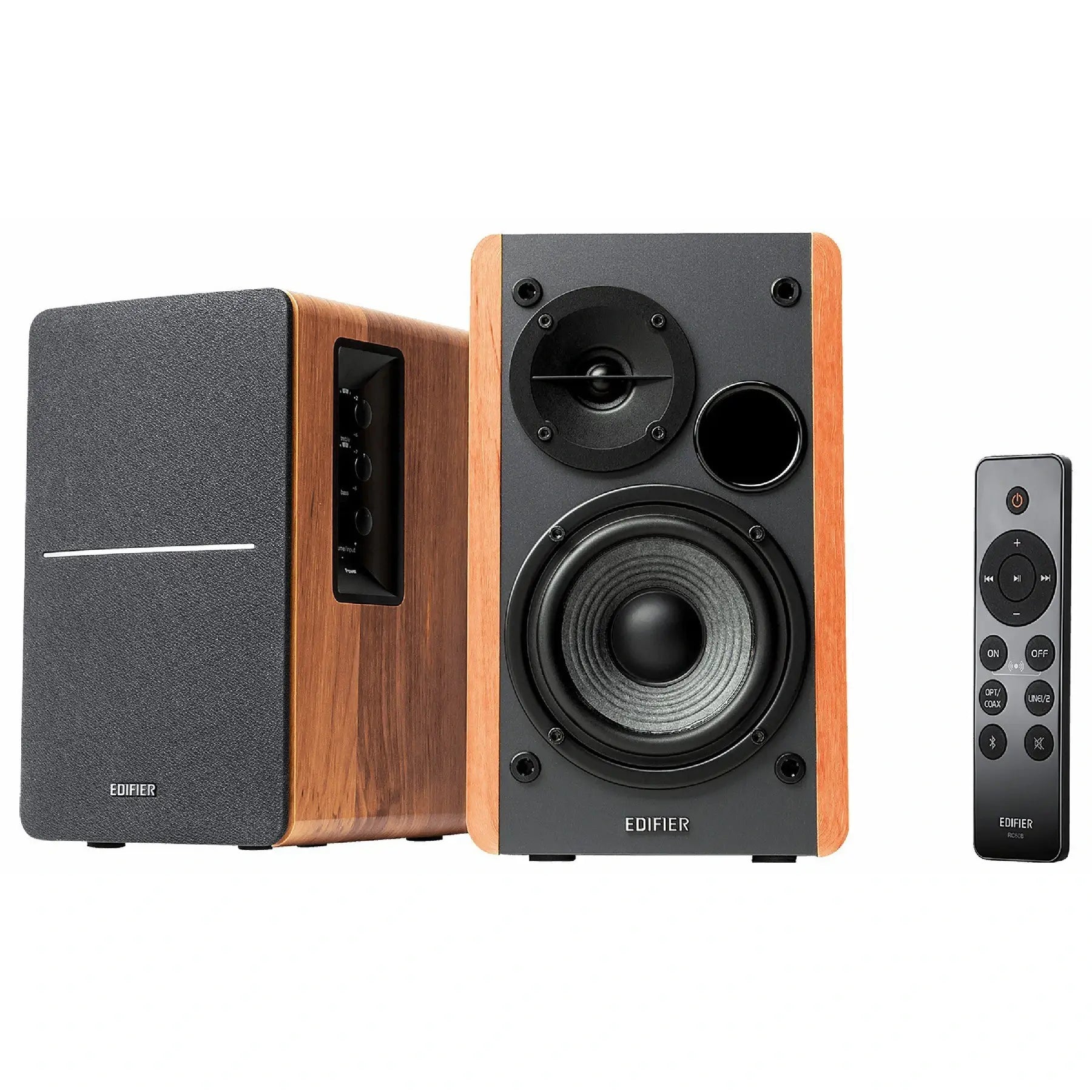 Buy Edifier R1280DB (Wooden) Speaker Bluetooth at HiFiNage in India with warranty.