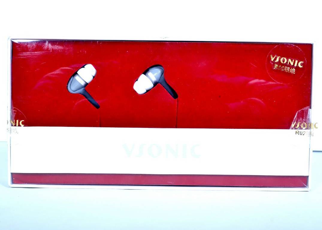 Buy VSONIC R02 Silver Earphone at HiFiNage in India with warranty.