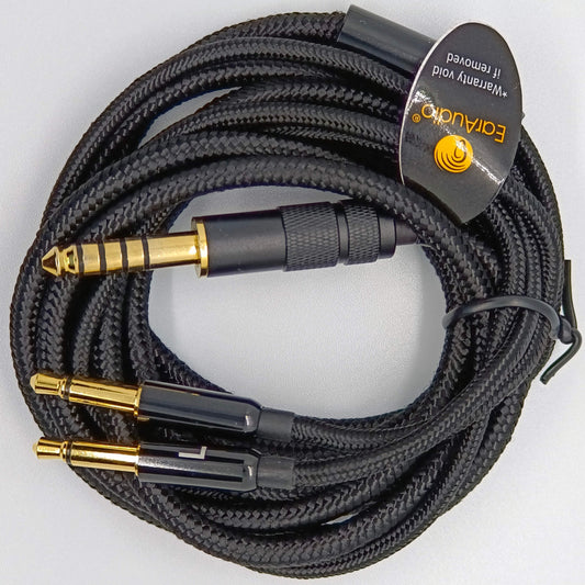 Buy Ear Audio 2.5mm & 4.4mm Balanced Cable for HiFiMAN HE400SE, HiFiMAN Sundara, HiFiMAN Ananda, HiFiMAN Arya & Focal Clear Cable at HiFiNage in India with warranty.