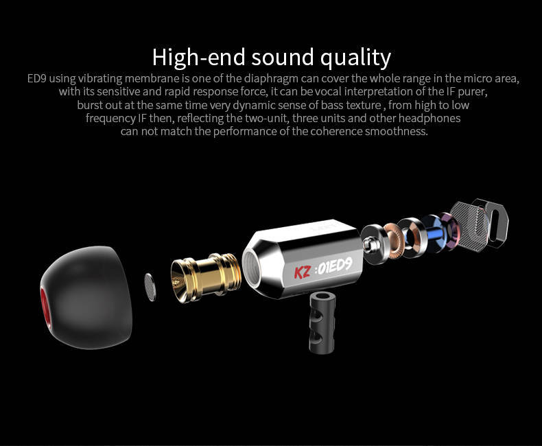 Buy KZ ED9 earphone at HiFiNage in India.