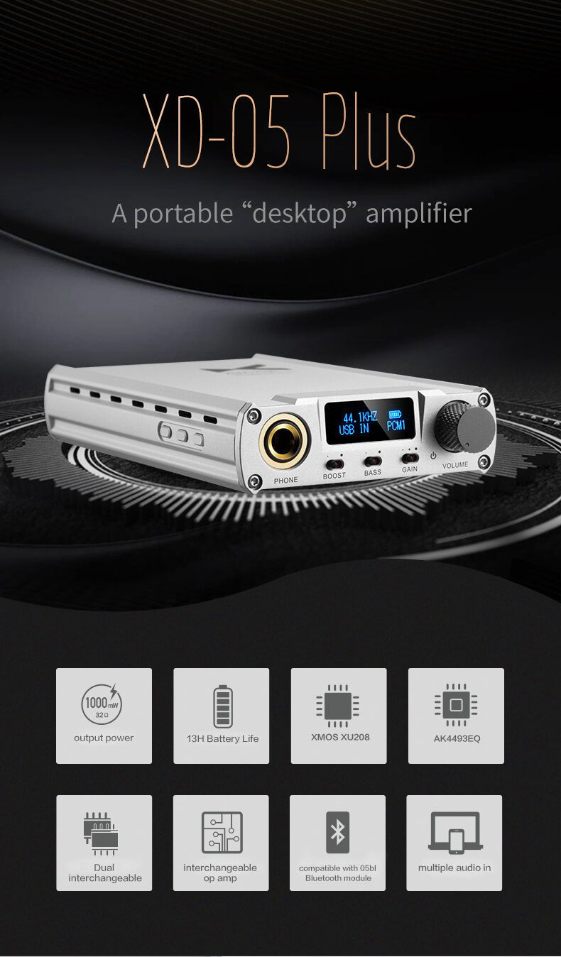 Buy xDuoo XD-05 Plus Headphone Amplifiers at HiFiNage in India with warranty.