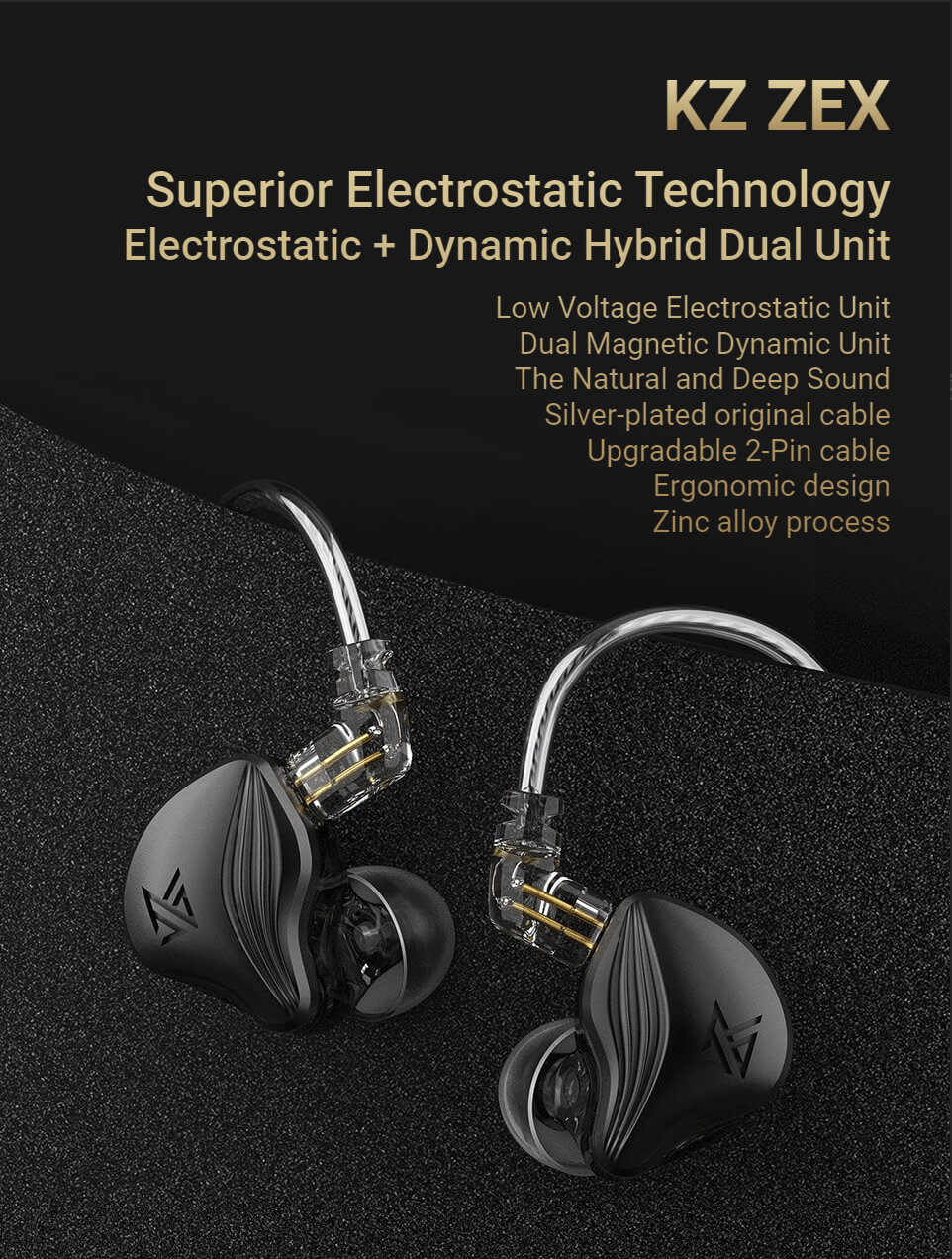 Buy KZ ZEX earphone at HiFiNage in India.