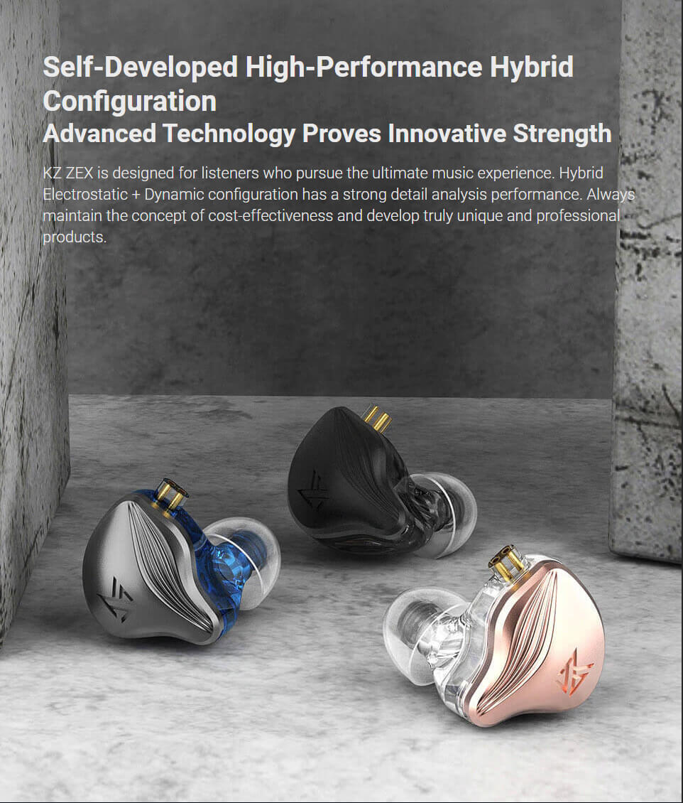 Buy KZ ZEX earphone at HiFiNage in India.