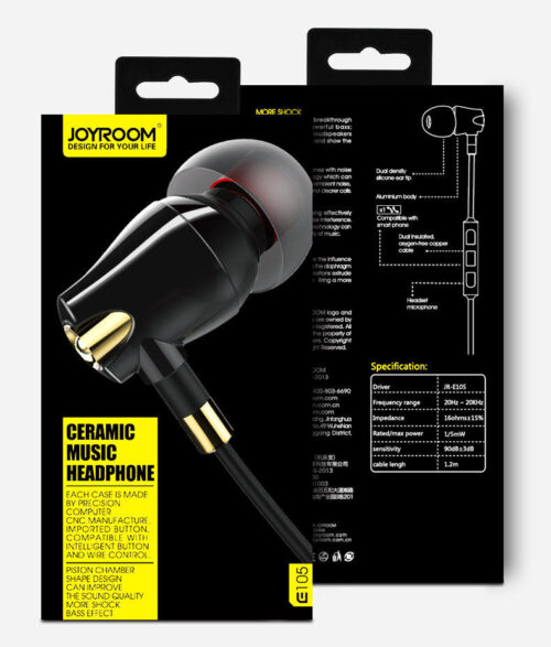 Buy JOYROOM JR-E105 Earphone at HiFiNage in India with warranty.